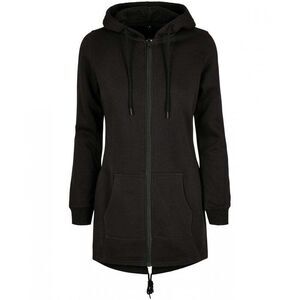 Build Your Brand Womens/Ladies Sweat Parka / Black
